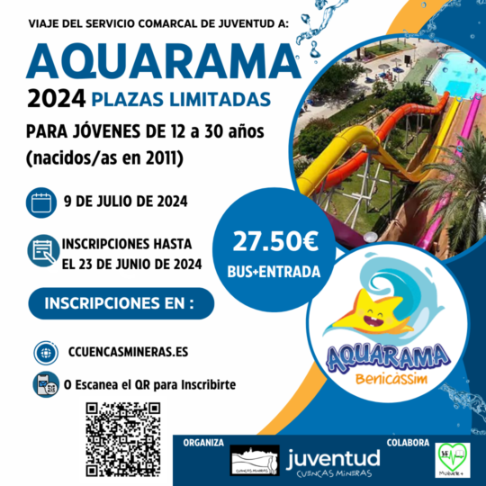 Aquarama Verano 2024 (Actividad organizada por el Departamento de Juventud)